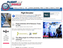 Tablet Screenshot of flightsimhq.com